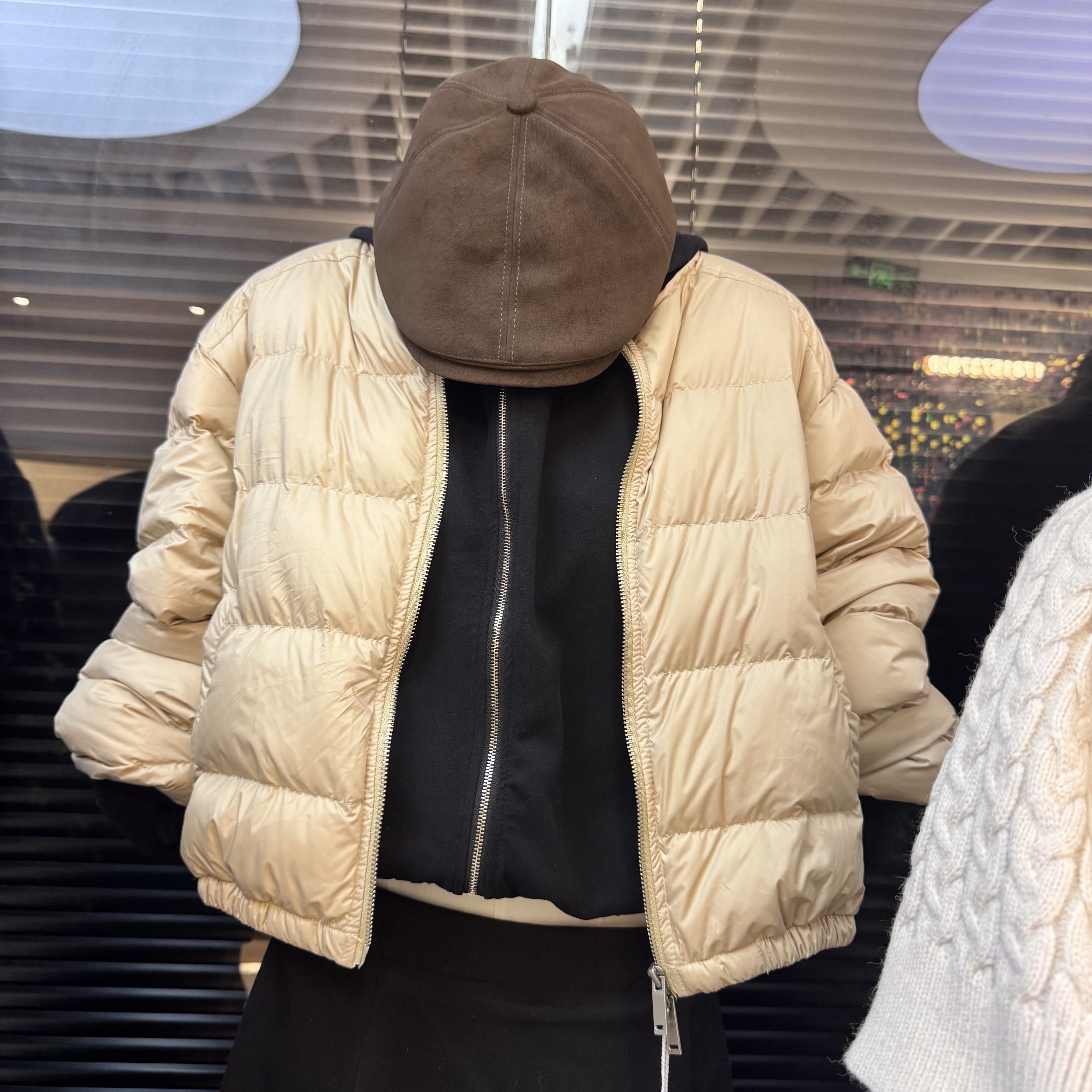 棒球领短款羽绒服女2026年冬新款时尚韩版休闲保暖加厚面包服外套