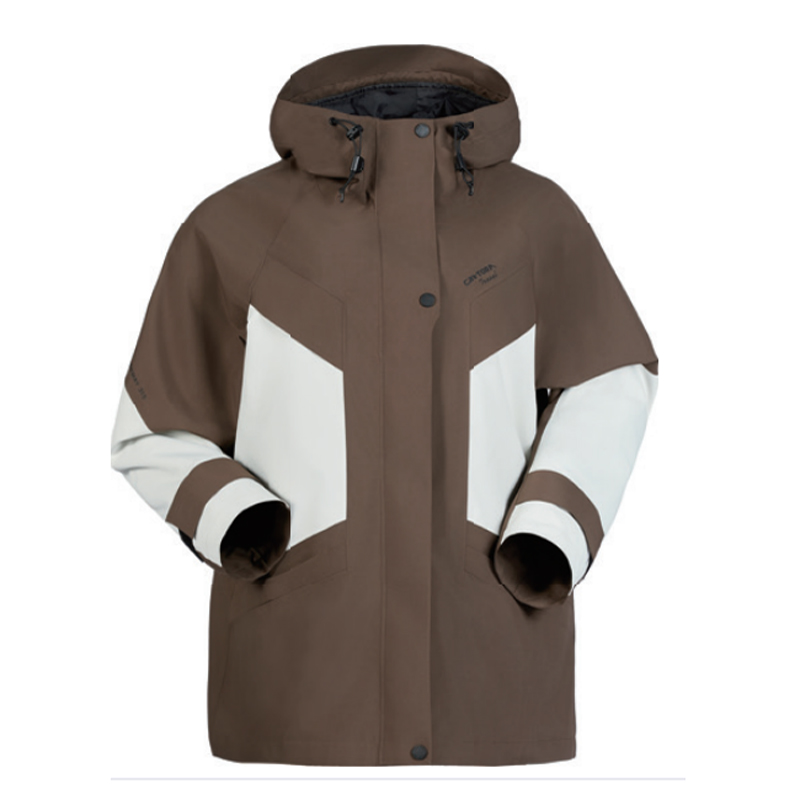 C242484042秋冬正品Cantorp肯拓普户外摇粒两件套冲锋衣女三合一