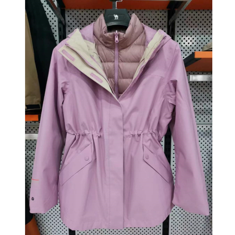 C242284036秋冬正品Cantorp肯拓普户外羽绒两件套冲锋衣女三合一