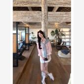 百搭秋冬保暖韩版 搭肩围巾上衣 ins博主针织小披肩女春夏外搭衬衫