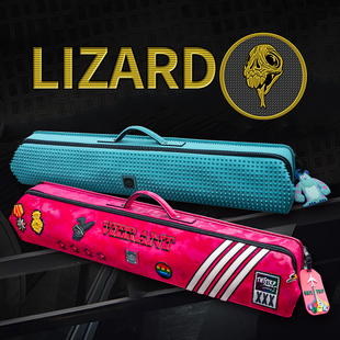 莱瑟塔台球杆包Lizard彩虹扎男全息大容量7孔大头杆包台球杆外包