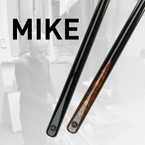英国Mike台球杆黑八斯诺克小头杆