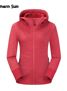 加拿大诺思山户外本命年空气层卫衣夹克女款柔软舒适保暖透气7482