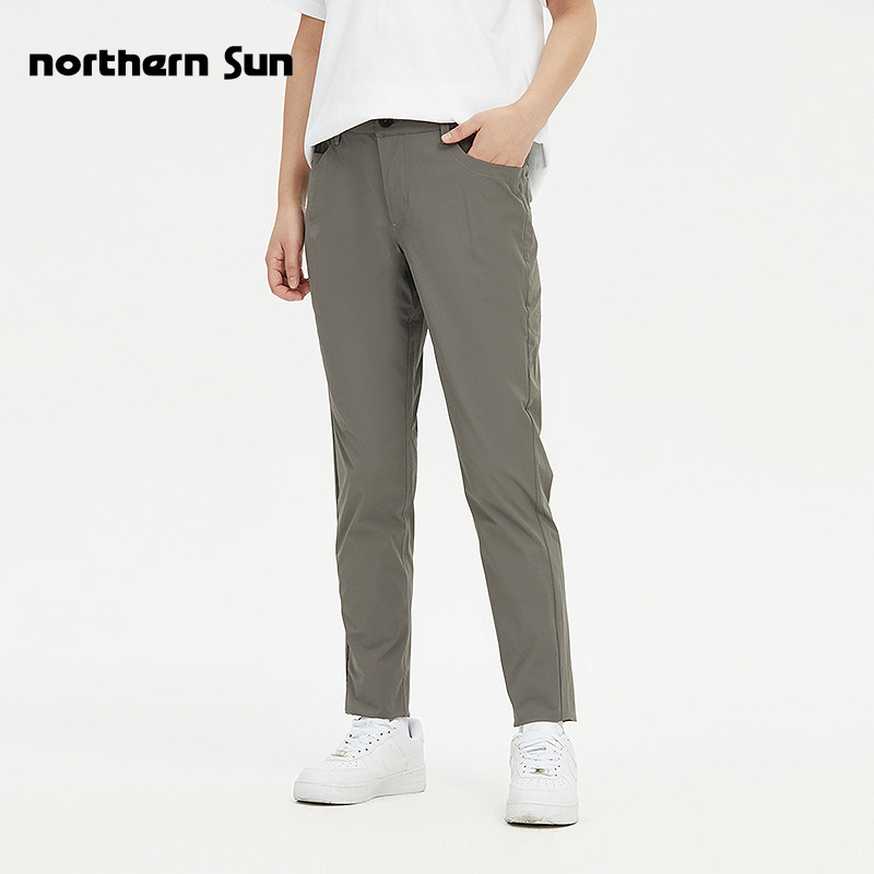 诺思山户外休闲女夏季薄款速干长裤弹力超轻修身通勤透气耐磨7706