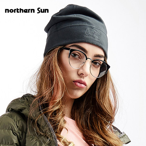 诺思山抗静电抗起球抓绒滑雪帽