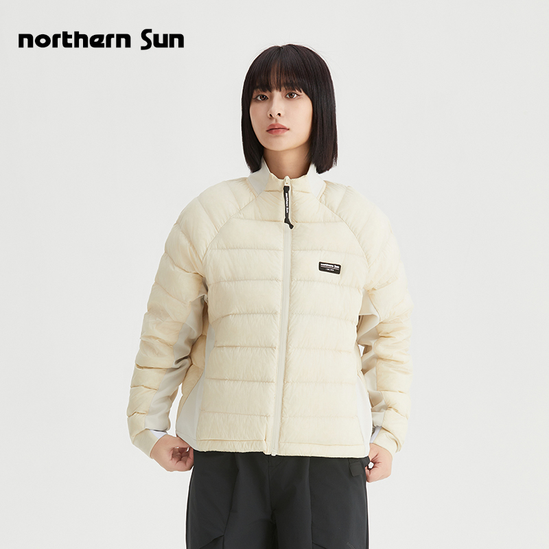 诺思山650蓬白鸭绒防泼水羽绒服