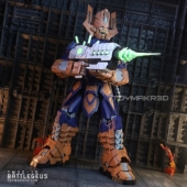 行星吞噬者3D打印拼装 模型关节可动机甲手办巴特尔吉斯儿童玩具