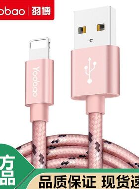 羽博iPhone13数据线适用苹果充电线ipad快充手机专用 iphone充电线iphone数据线iphone快充线ipad充电线