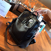 香港MTFSKAER多功能真皮双肩包女2025新款 时尚 软皮妈妈背包旅游包