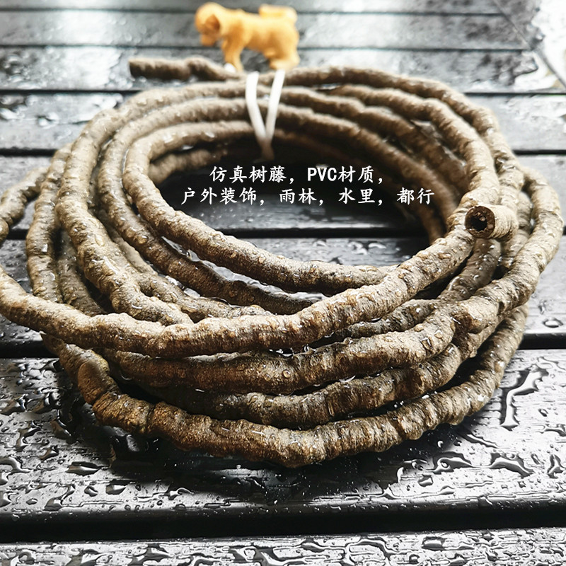 假树藤装饰花艺编织缠绕垂吊造型