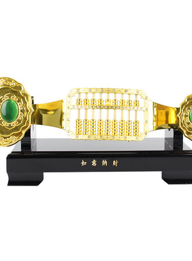 仿古如意算盘摆件 合金算盘吉祥如意家居用品风水摆饰工艺品批发
