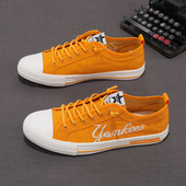 新款 潮流鞋 男鞋 平板鞋 子男春季 休闲鞋 男款 一脚蹬懒人透气男士 布鞋