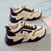 我 高底厚底女鞋 2026春季 新款 新多功能休闲白鞋 运动0205z