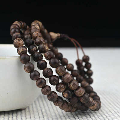 4mm女款浮保真越南惠安沉水佛珠