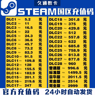 自動秒發 國區余額黑神話悟空 中國區steam充值卡Steam余額錢包碼