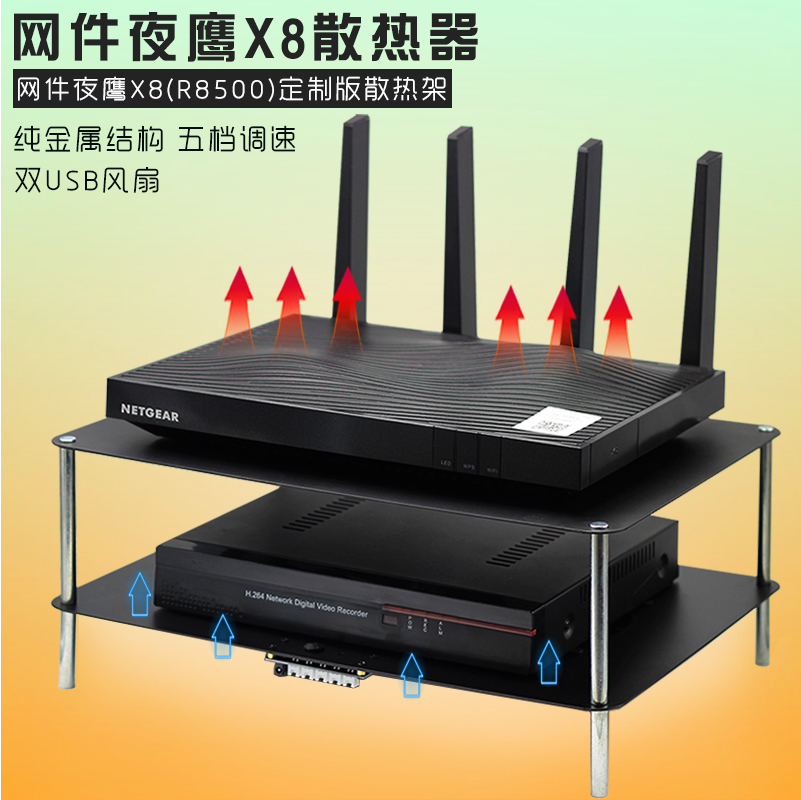 散热器网件夜鹰R8000调速静音