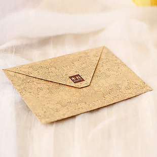 复古简约创意明信片信封贺卡花束书签卡片信纸材料包男朋友礼物