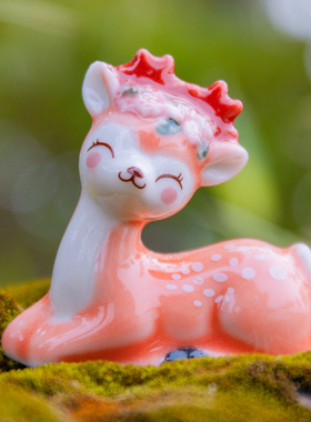 陶瓷筷架可爱桌面卡通摆件