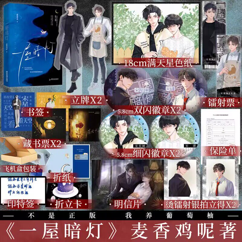 一屋暗灯 麦香鸡呢著 催人泪下的现实向口碑之作 新增全新番外珊瑚粉和斑斓色 青春文学小说实体书籍 新视角图书正版