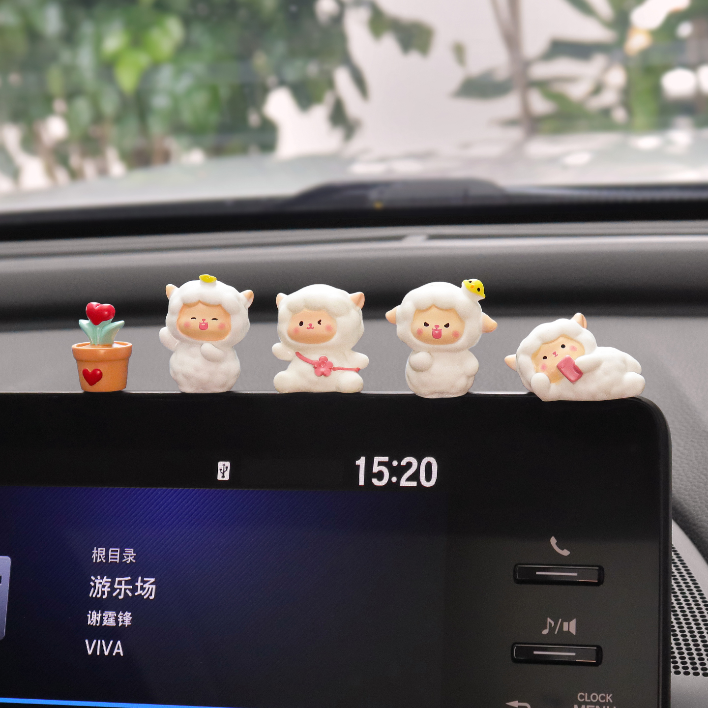 车载创意卡通可爱摆件