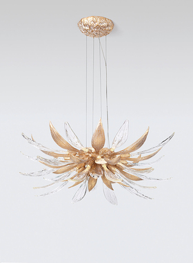 Dandelion Hana Medium蒲公英全铜水晶吊灯客厅餐厅卧室吧台灯具