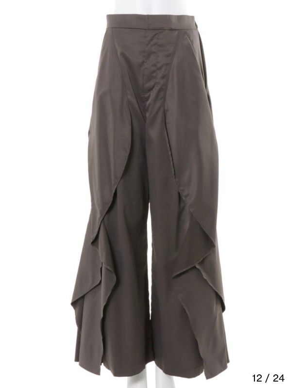 【拍下不退】国内现货UN3D25秋冬拼接设计阔腿裤