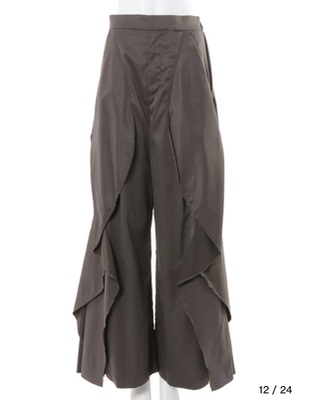 【拍下不退】国内现货UN3D25秋冬拼接设计阔腿裤