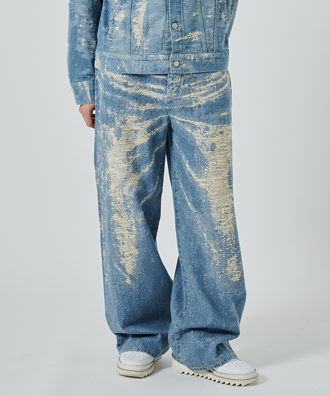 国内现货TAAKK25秋冬TA25AW-PT032阔腿牛仔裤 拍下不退