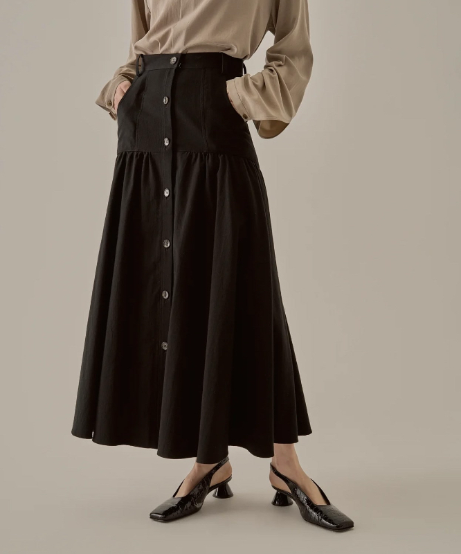 【拍下不退】国内现货AKIRANAKA25春夏包臀半身裙