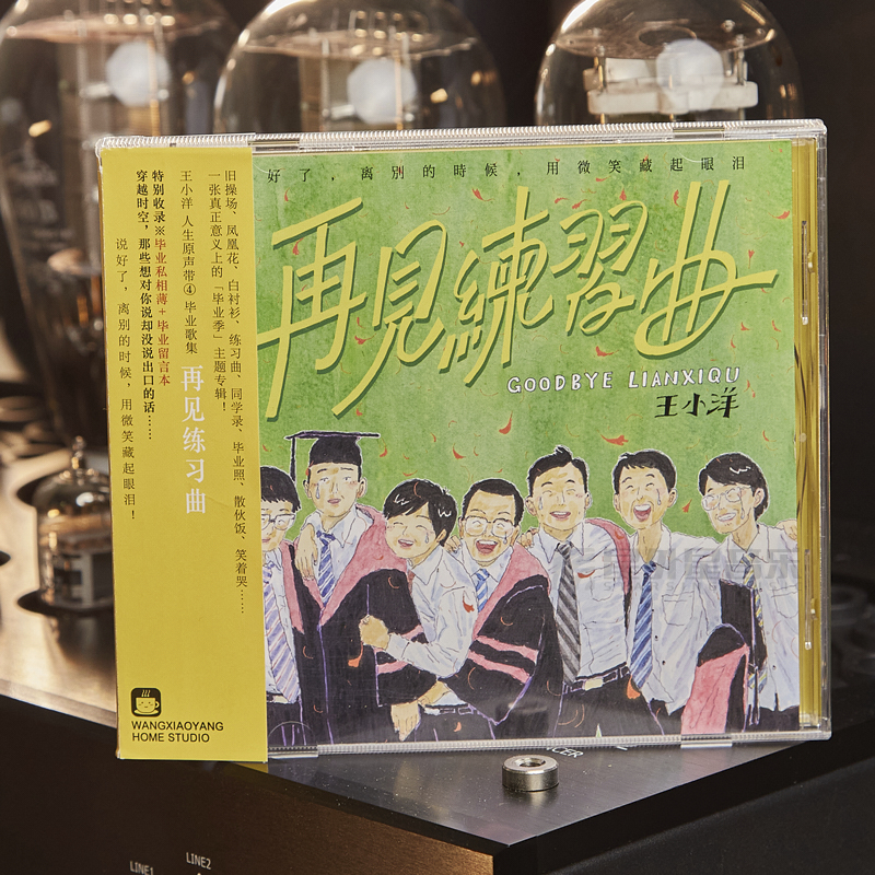 官方正版 王小洋唱片 再见练习曲 CD专辑+歌词本+私相簿+留言本