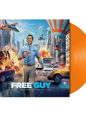 原装进口 失控玩家电影原声带 Free Guy OST 美版橙色LP黑胶唱片