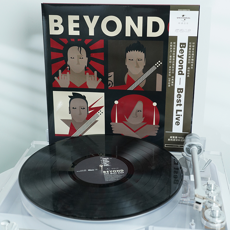 正版 Beyond专辑 Best Live最佳现场 光辉岁月 演唱会 LP黑胶唱片
