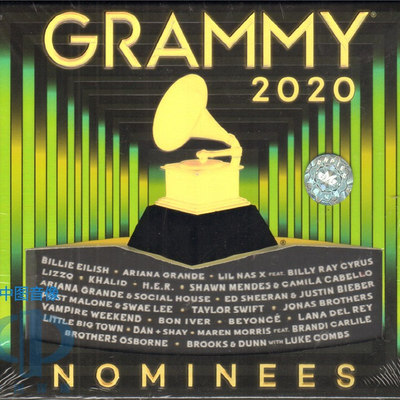 原装进口 GRAMMY NOMINEES 2020 格莱美的喝彩 嘻哈 民谣 CD唱片