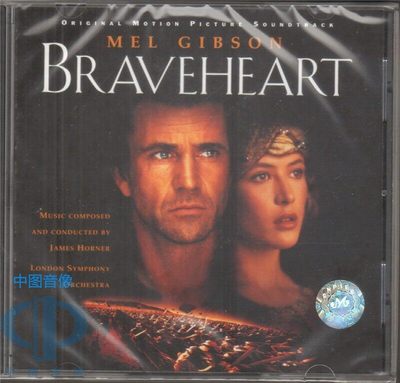 进口 Mel Gibson 勇敢的心Brave Heart 电影原声带OST 德版CD唱片