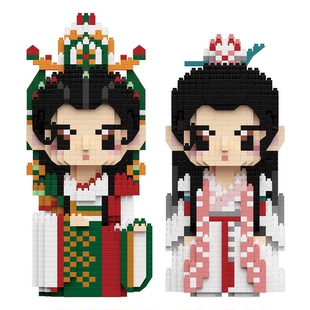 唐俪辞微粒积木玩偶手办摆件节日送礼 小芒授权 正版 水龙吟周边