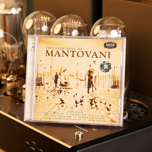 原装进口 醉人黄昏 曼托瓦尼轻音乐队精选专辑欧版2CD唱片4600392
