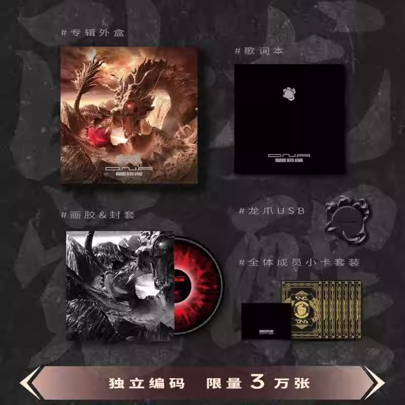 LP+USB带编码限量版 附歌词本+全套小卡周边