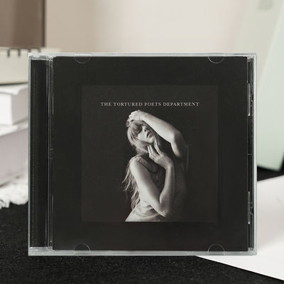 美版进口 泰勒斯威夫特霉霉专辑 TTPD 苦难诗社 黑狗版限定CD唱片