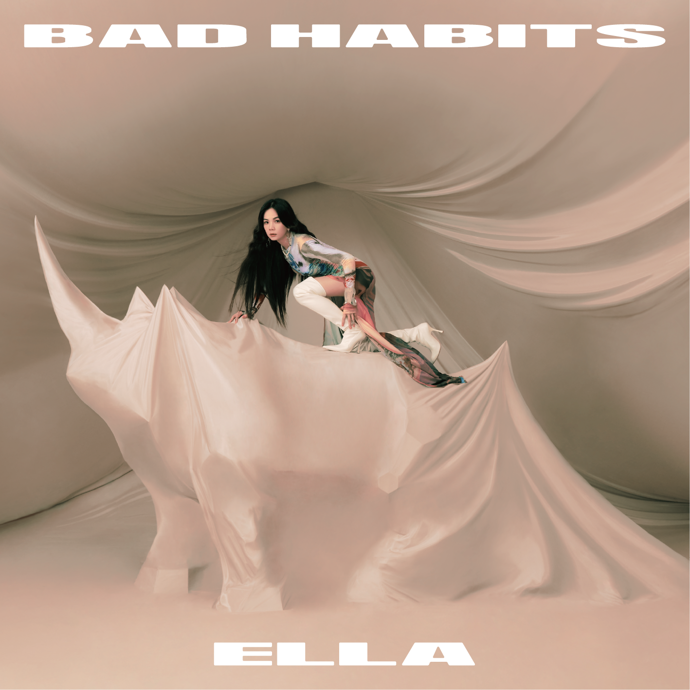 官方正版 ELLA陈嘉桦2024个人新专辑 BAD HABITS 正式版 CD唱片 音乐/影视/明星/音像 音乐CD/DVD 原图主图