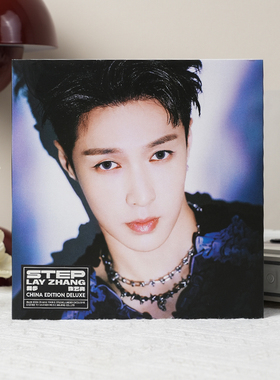 正版 张艺兴LAY STEP 首张全英文专辑 CD唱片+歌词页写真小卡周边