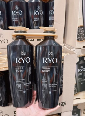 超大瓶！黑吕防脱强化发根洗发水 韩国本土820ml大容量