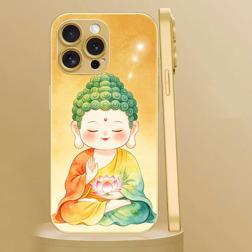苹果手机壳OPPO华为VIVO佛手莲花