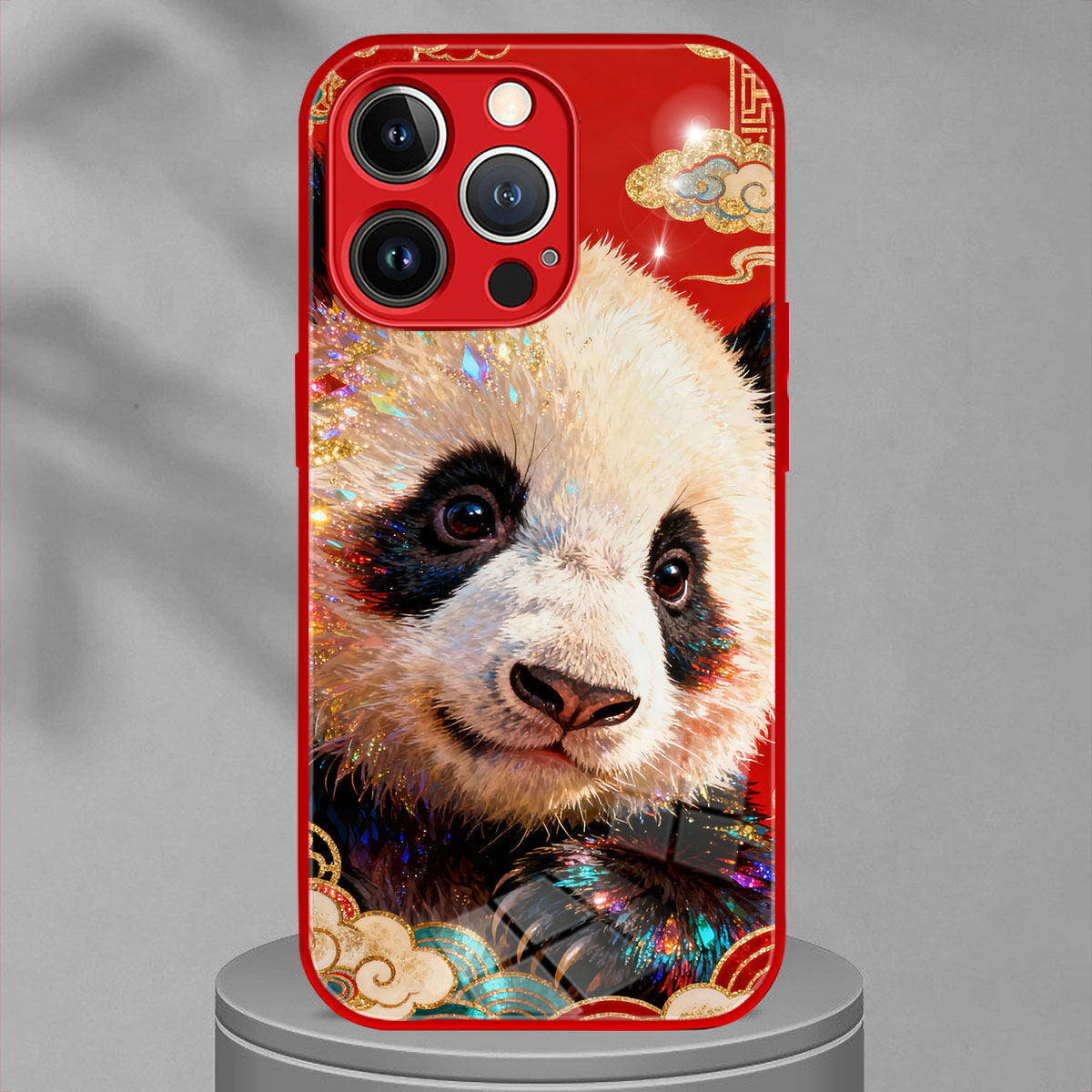 适用苹果17手机壳iphone14可爱熊猫华丽红色中国风OPPOFindx9祥云VIVOIQOO15华为nova14活力版荣耀400小米17p,3C数码配件,手机保护套/壳,淘宝优惠券,粉丝福利购,淘宝优惠卷