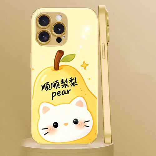 苹果手机壳OPPO华为VIVO猫咪梨子