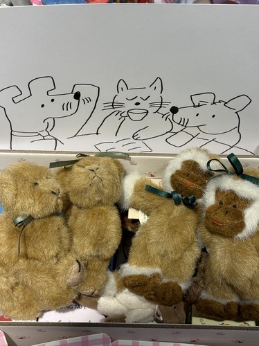 美国BOYDS  骆驼猩猩情侣短毛挂件摆件礼品