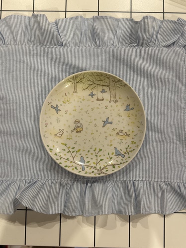 日本Gusto市川和美设计中古小鸟与少年春色餐盘