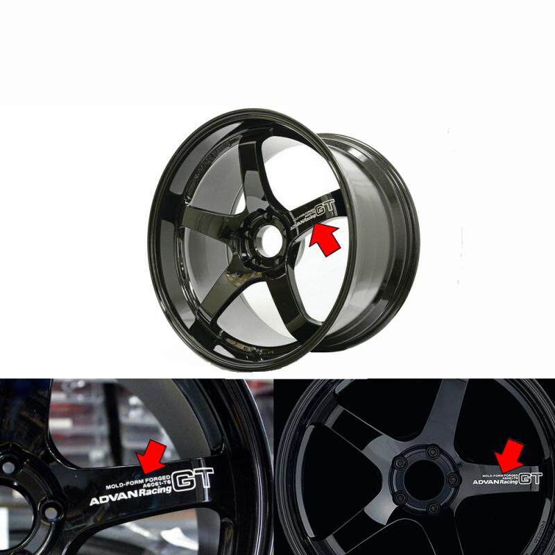 适用于ADVAN Racing GT轮毂改装贴纸个性ADVAN轮柱车贴汽车装饰贴