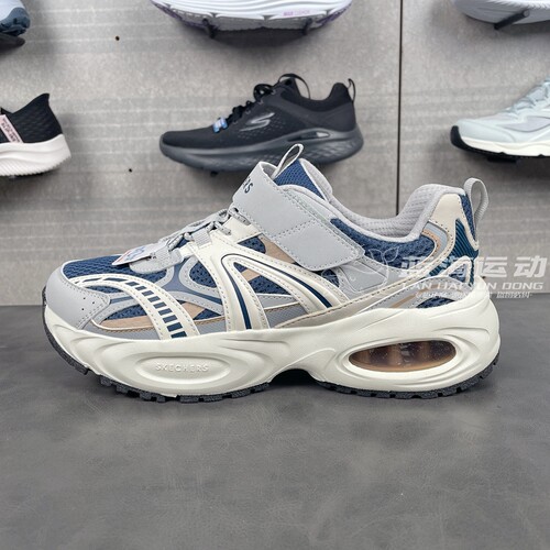 Skechers斯凯奇2026新款男孩轻质舒适休闲魔术贴老爹鞋417108L