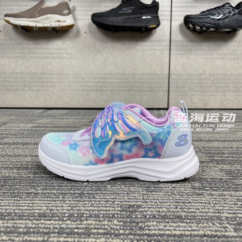 斯凯奇女童鞋春秋新款梦幻蝴蝶