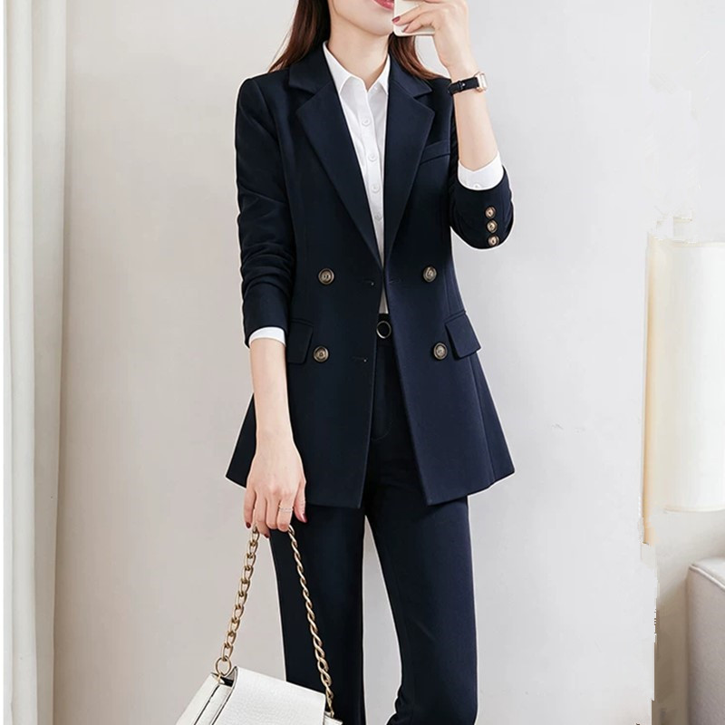大码女西服200斤小个子西装套装